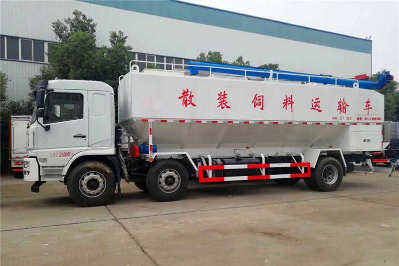 陜汽小三軸散裝飼料運(yùn)輸車 陜汽小三軸散裝飼料運(yùn)輸車
