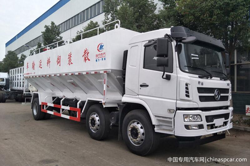 陜汽小三軸散裝飼料運(yùn)輸車 陜汽小三軸散裝飼料運(yùn)輸車