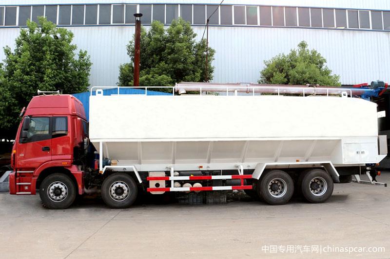 福田歐曼前四后八散裝飼料運(yùn)輸車(chē) 福田歐曼前四后八散裝飼料運(yùn)輸車(chē)