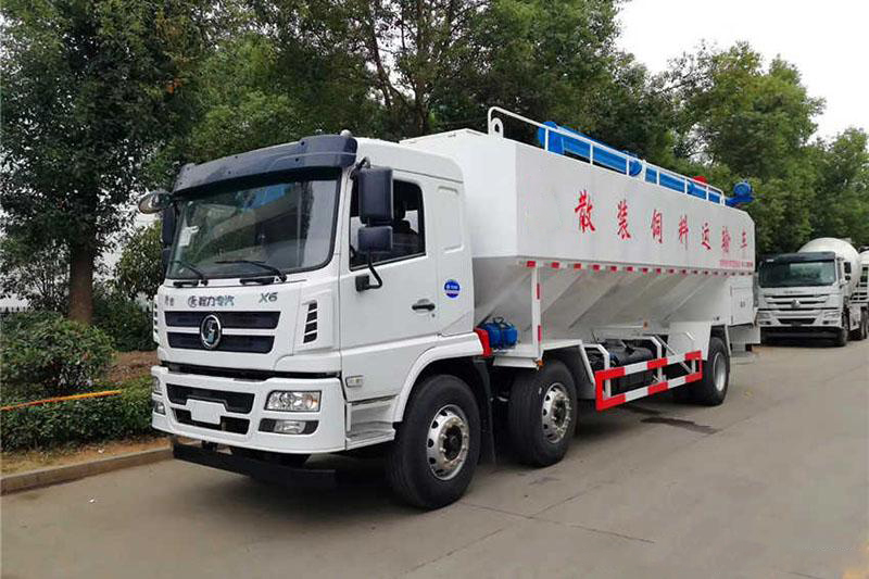 陜汽小三軸散裝飼料運(yùn)輸車 陜汽小三軸散裝飼料運(yùn)輸車
